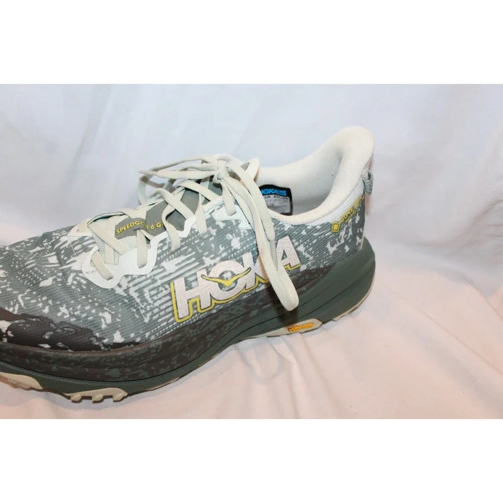 Hoka One Men's Speedgoat 6 GTX Trail Running Sneakers Sea Glass NWOB 11